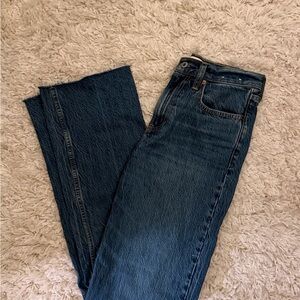 Abercrombie & Fitch Dark Blue Straight Leg Jeans